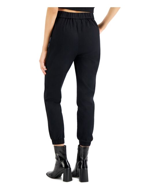Bar III Button-Fly Jogger Pants, Created for Macy's