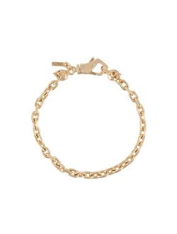 skull chain-link bracelet