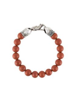 stone-embellished beaded bracelet