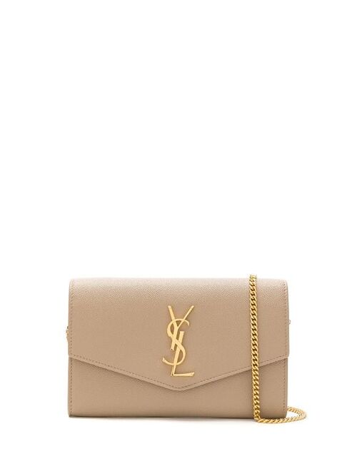 Yves Saint Laurent Saint Laurent Uptown envelope leather clutch bag