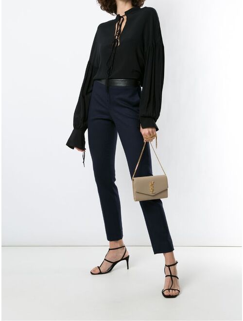 Yves Saint Laurent Saint Laurent Uptown envelope leather clutch bag