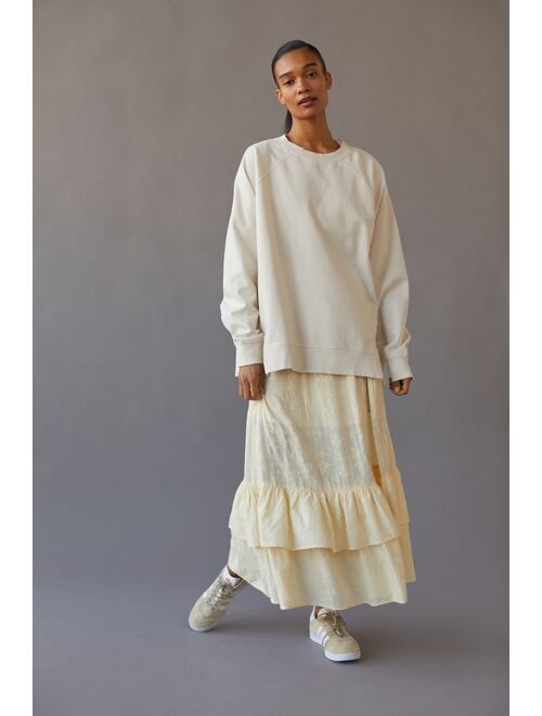 Urban Outfitters UO Lucy Side Slit Midi Skirt