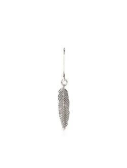 feather drop earring