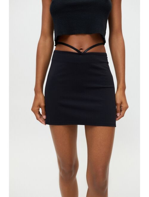 Urban Outfitters UO Camila Tie-Around Mini Skirt