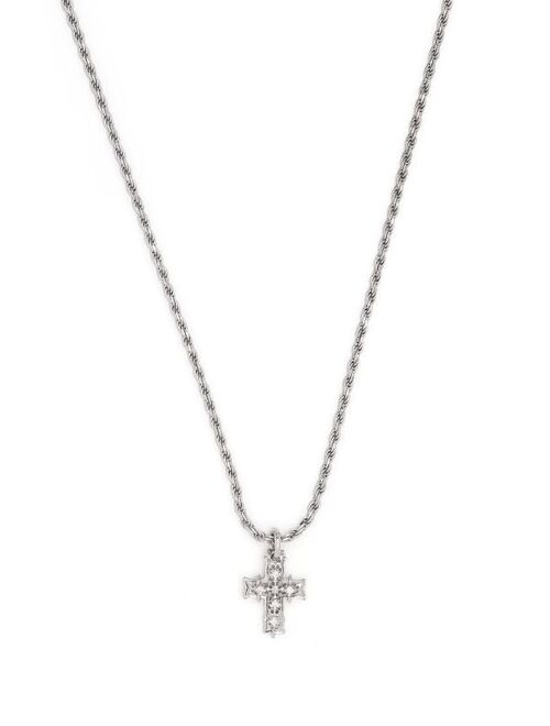 Emanuele Bicocchi diamond cross pendant necklace