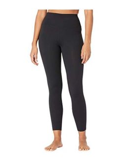 Supplex Mesh It Up High Waisted Midi Leggings Jet Black