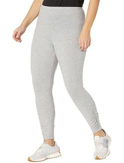 Plus Size Ruched Ankle Sweater Leggings