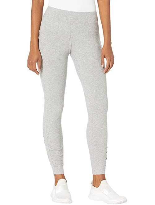 HUE Ruched Ankle Sweater Leggings