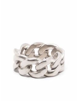 Chain oversized ring