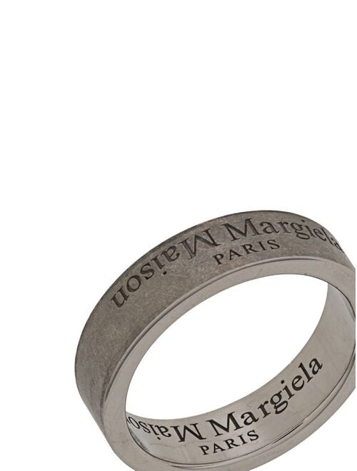 Maison Margiela logo engraved ring