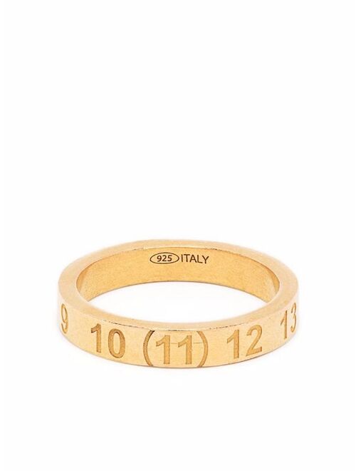 Maison Margiela numbers-motif band ring