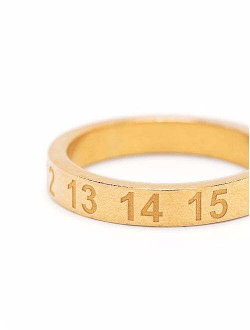Maison Margiela numbers-motif band ring
