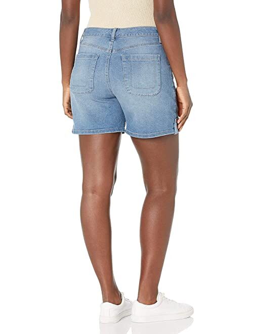 Gloria Vanderbilt Women's Trendy Utility 6" Mid Thigh Short