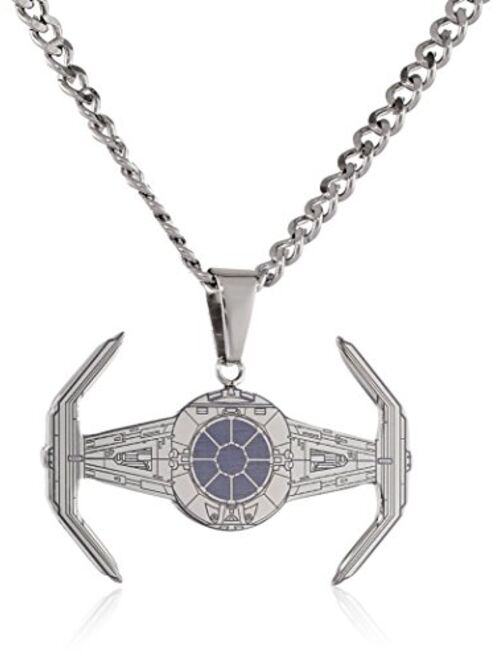Star Wars Jewelry Unisex X1 Stainless Steel Chain Pendant Necklace, 24"