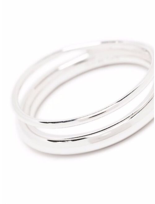 Maria Black offset V ring