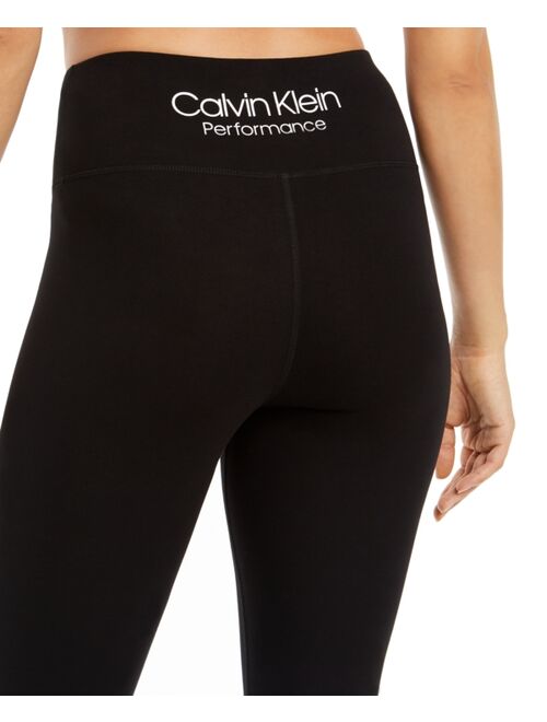 Calvin Klein Performance Logo High-Waist 7/8 Length Leggings