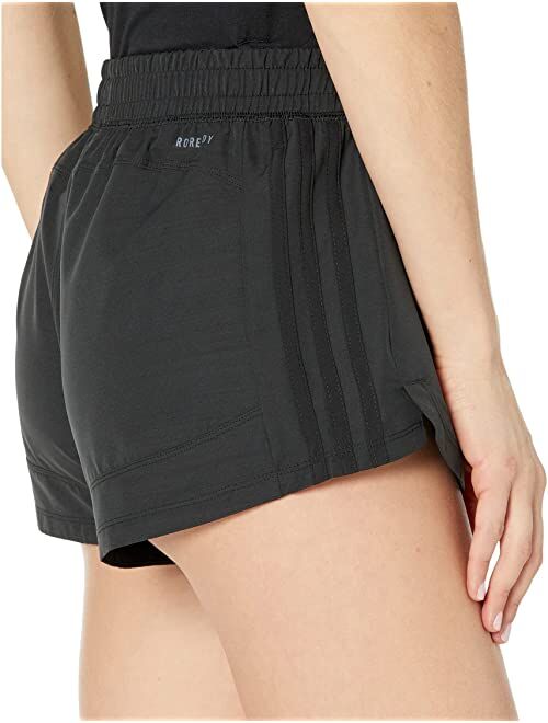 adidas Pacer 3-Stripes Woven Heather Shorts