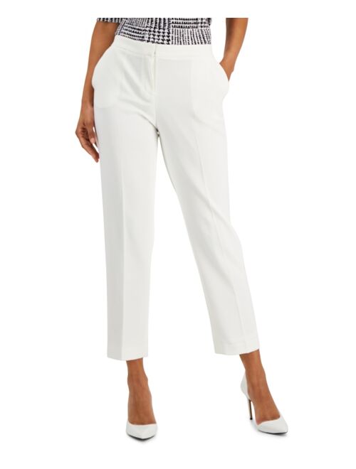 Kasper Petite Elastic-Waist Pants