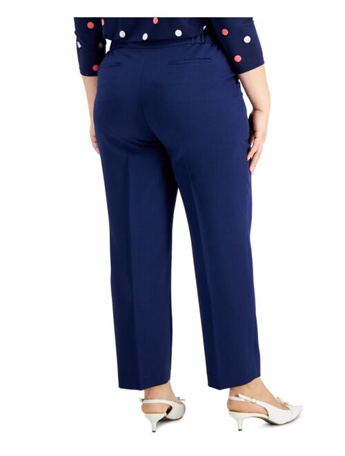 Kasper Plus Size Straight-Leg Pants
