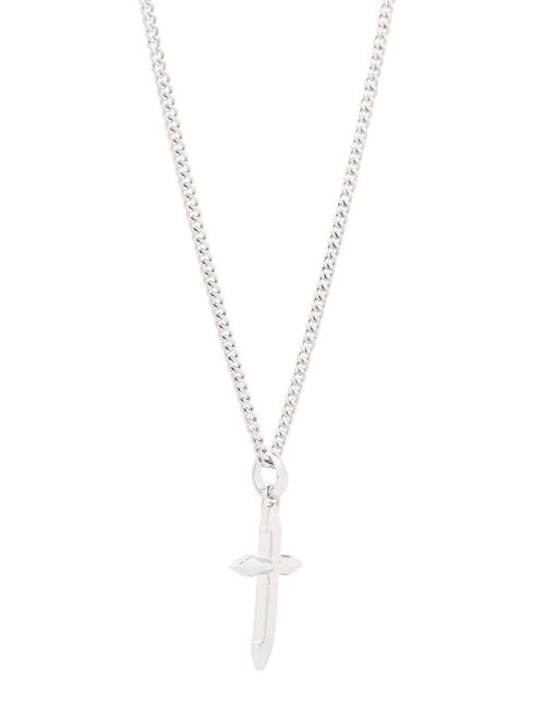 Northskull cross pendant necklace