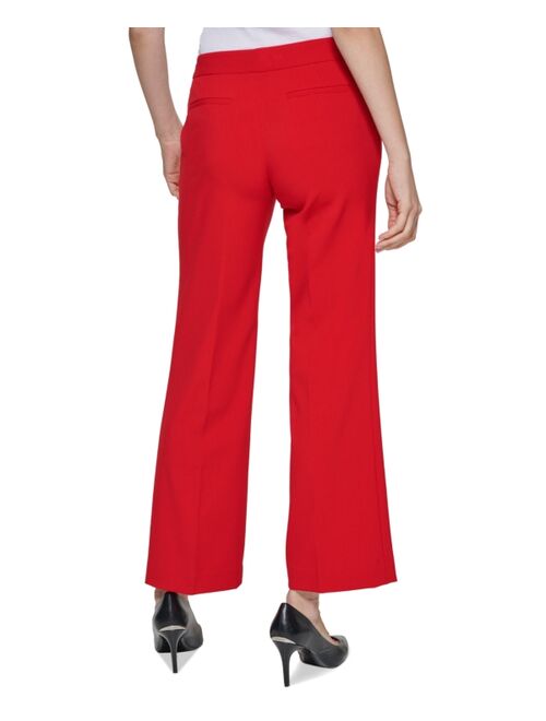 Calvin Klein Petite Tab-Waist Pants