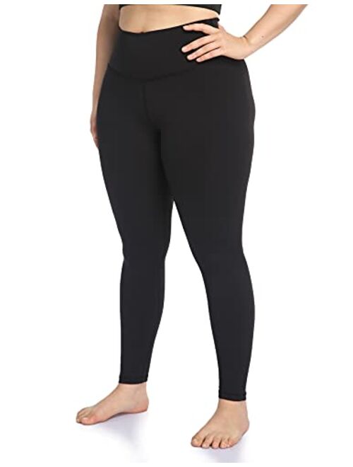Colorfulkoala Women's Plus Size Buttery Soft High Waisted Yoga Pants Full-Length Leggings