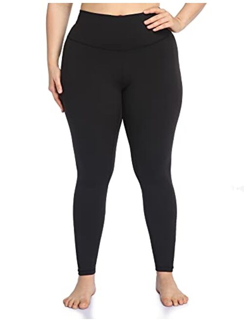 Colorfulkoala Women's Plus Size Buttery Soft High Waisted Yoga Pants Full-Length Leggings