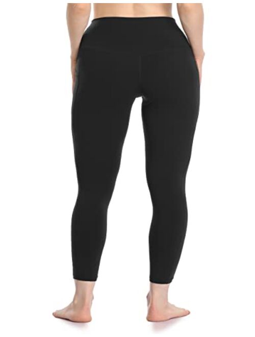 Colorfulkoala Women's Plus Size High Waisted Yoga Pants 7/8 Length Leggings with Pockets