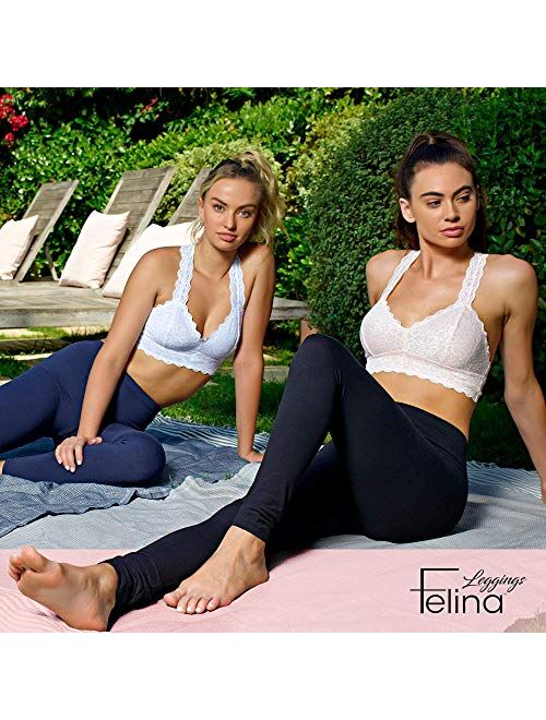 Felina Velvety Super Soft Lightweight Leggings - for Women - Yoga Pants, Workout Clothes
