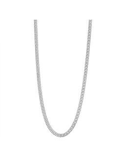 Jordan Blue Men's 10k Gold Miami Cuban Curb Chain Necklace