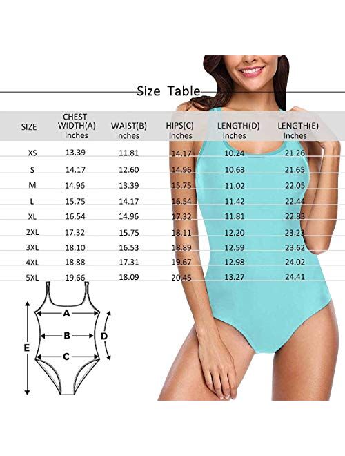 M Yescustom Custom Face Swimsuits for Women, Personalized Photo Tank Top Swimsuits, Customized One Piece Swimwear for Summer Holiday