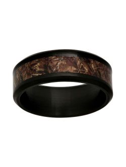 Men's Stainless Steel Camouflage Ring