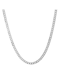 Men's 14k Gold Plated Curb Chain Necklace - 20 in.