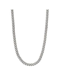 Men's Stainless Steel Curb Chain Necklace