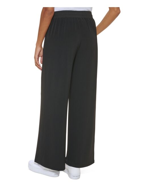 Calvin Klein Jersey Wide Leg Pants