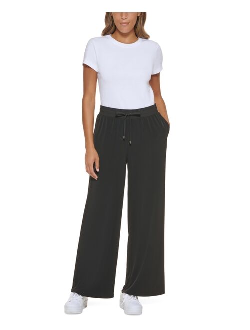Calvin Klein Jersey Wide Leg Pants