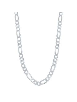 Sterling Silver Figaro Chain