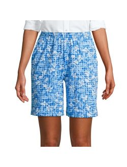 Petite Lands' End Sport Knit Pull-On Shorts