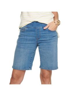 ® Comfortable Pull-On Jean Shorts