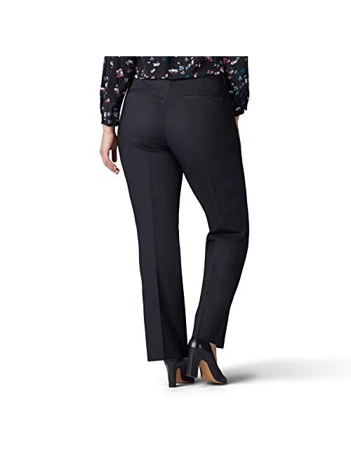 Lee Women's Plus Size Flex Motion Regular Fit Trouser Pant