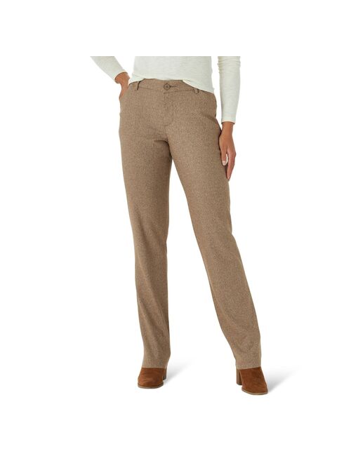 Petite Lee® Wrinkle-Free Relaxed Fit Pants