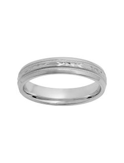 Sterling Silver Crisscross Wedding Ring