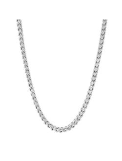 Steel Nation Men's Stainless Steel Franco Link Chain Necklace
