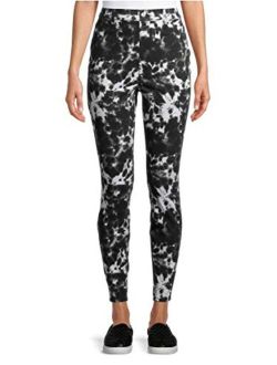 Black Tie Dye High Rise Stretch Fitted Jegging