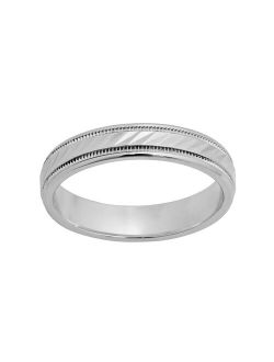 Sterling Silver Wave Wedding Ring