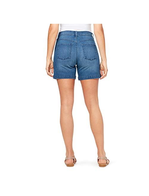 Gloria Vanderbilt Women's Plus Size Amanda Basic Jean Short