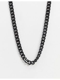 short chunky chain in black