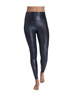 Women's Quilted Faux Leather Leggings
