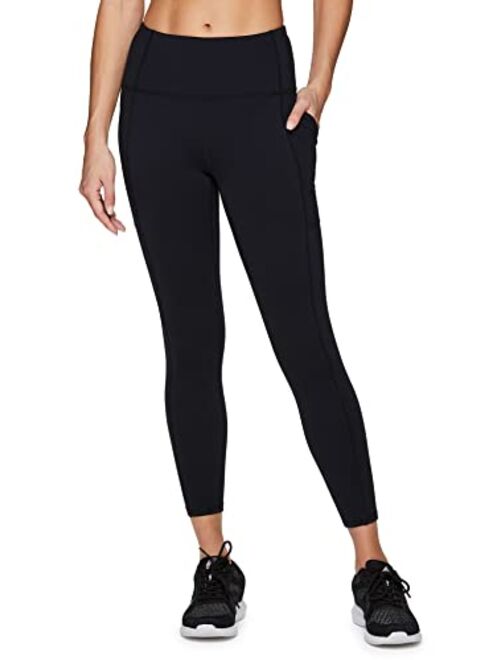 RBX Active Women's Power Hold High Waist Soft Athletic Yoga Legging with Pockets