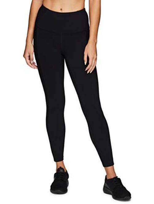 RBX Active Women's Fashion Everyday Yoga Super Soft Ribbed Legging with Pockets